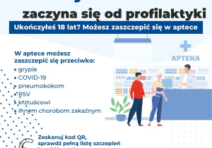 Kampania Głównego Inspektoratu Sanitarnego „Jesień bez infekcji” edukuje, jak skutecznie chronić się przed chorobami dróg oddechowych, takimi jak grypa, COVID-19 czy krztusiec. Kluczem do profilaktyki są codzienne nawyki higieniczne, zdrowy styl życia oraz izolacja w czasie choroby. Istotnym elementem kampanii są również szczepienia ochronne, z których dorośli mogą korzystać m.in. w wybranych aptekach w ramach refundacji NFZ.