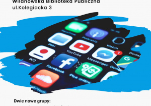 Plakat informacyjny o Kursie smartfonowym dla osób 60+