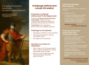 Bezpieczna jazda hulajnogą i rowerem