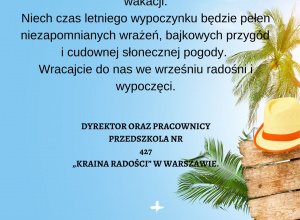 Wspaniałych Wakacji