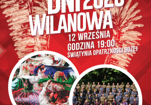 plakat informujący o koncercie w Świątyni Opatrzności Bożej