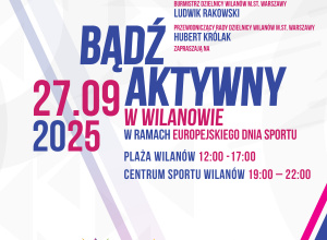 Bądź aktywny w Wilanowie – sportowe święto w ramach Europejskiego Dnia Sportu