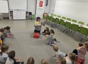 Warsztaty biblioteczne grupa Myszki i Rybki