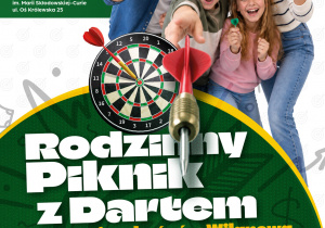 26 września między godziną 11.00 a 15.00 zapraszamy mieszkańców Wilanowa do SP nr 400 na sportowe popołudnie z dartem. W programie m.in. Akademia Darta, strefa wolnego rzucania, konkursy, strefa psychologii sportu i turniej główny.